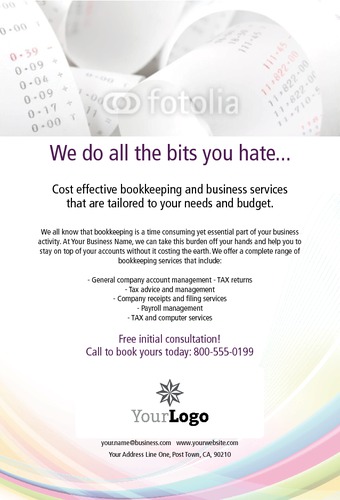 Accountants 4" x 6" Flyers Accountants 4" x 6" Flyers by Paul Wongsam
