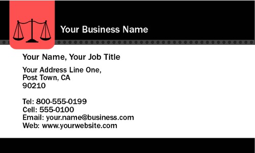 Lawyers 2" x 3.5" Business Cards by Neil Watson