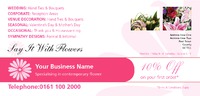 Florists 1/3rd A4 Flyers by Templatecloud 