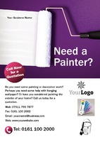 Painters and Decorators A5 Flyers by Templatecloud 