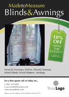 Blinds A6 Flyers by Templatecloud 