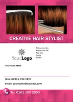 Beauty Salon A6 Flyers by Templatecloud 