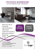 Bathroom Fitters A5 Flyers by Templatecloud 