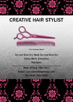 Hair A6 Flyers by Templatecloud 