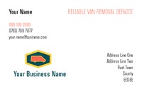 Removals Business Card  by Templatecloud
