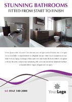 Bathroom Fitters A5 Flyers by Templatecloud