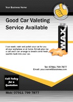 Car Wash A6 Flyers by Templatecloud 