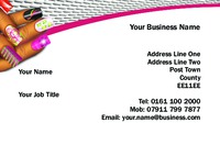 Nails Business Card  by Templatecloud 