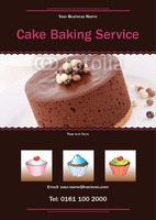 Cake Decorators A5 Flyers by Templatecloud 