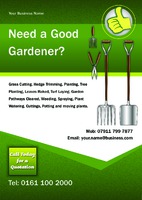 Garden Maintenance A5 Flyers by Templatecloud 