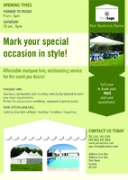 Event Organisers A4 Flyers by Templatecloud 