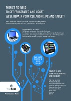 PC Repairs A5 Flyers by Templatecloud 