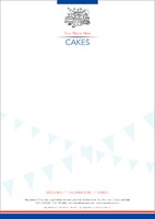 Bakery A4 Stationery by Templatecloud 