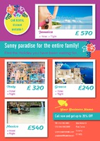 Travel Agents A5 Flyers by Templatecloud 
