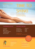 Tanning Salon A6 Flyers by Templatecloud 