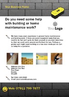 Home Maintenance A6 Leaflets by Templatecloud