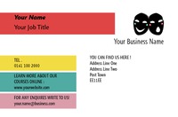 Acting Class Business Card  by Templatecloud 