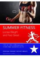 Fitness A5 Flyers by Templatecloud 