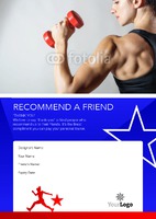 Fitness A5 Flyers by Templatecloud