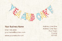Restaurant Business Card  by Templatecloud