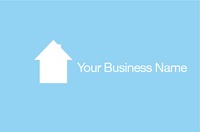 Business Card Blue House Collection by Templatecloud