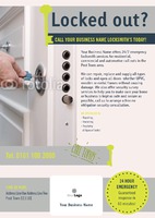 Locksmiths A4 Flyers by Templatecloud 