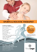 Physiotherapists A4 Flyers by Templatecloud 