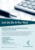 Accountants A6 Flyers by Templatecloud 