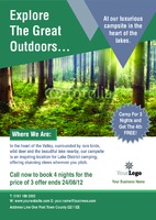 Outdoors A4 Flyers by Templatecloud 