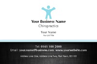 Chiropractic Business Card  by Templatecloud 