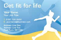 Fitness Business Card  by Templatecloud