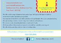 Child Minders A5 Leaflets by Templatecloud