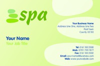 Massage Business Card  by Templatecloud 