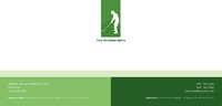 Golf Lessons 1/3rd A4 Stationery by Templatecloud 