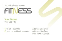 Fitness Business Card  by Templatecloud