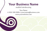 Beauty Salon Business Card  by Templatecloud 