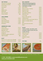 Cafe A5 Leaflets by Templatecloud