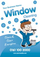 Window Cleaning A5 Flyers by Templatecloud 