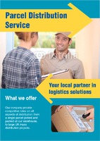 Logistics A5 Flyers by Templatecloud 