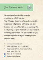 Wedding Planners A7 Leaflets by Templatecloud