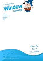 Window Cleaning A5 Stationery by Templatecloud 