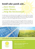 Solar Panels A5 Flyers by Templatecloud 