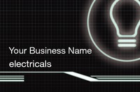 Electrician Business Card  by Templatecloud 