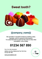 Baker A6 Leaflets by Templatecloud 