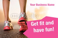 Gym Business Card  by Templatecloud