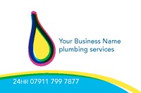 Plumber Business Card  by Templatecloud 