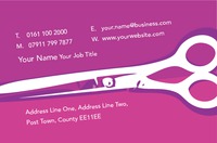 Hair Business Card  by Templatecloud