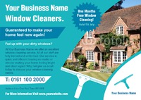 Window Cleaning A5 Flyers by Templatecloud 