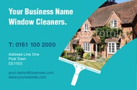 Window Cleaning Business Card  by Templatecloud
