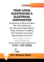 Electrician A6 Flyers by Templatecloud